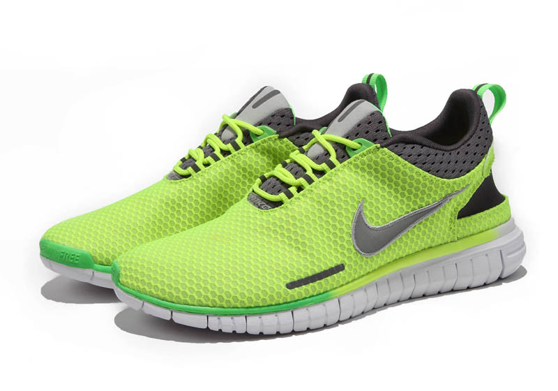 NIKE FREE OG 14 BR women running runing new green gray (4)